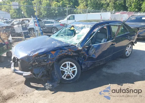 2007 Honda Accord 2.4 Ex z USA, uszkodzony, nr VIN 1HGCM56767A140160